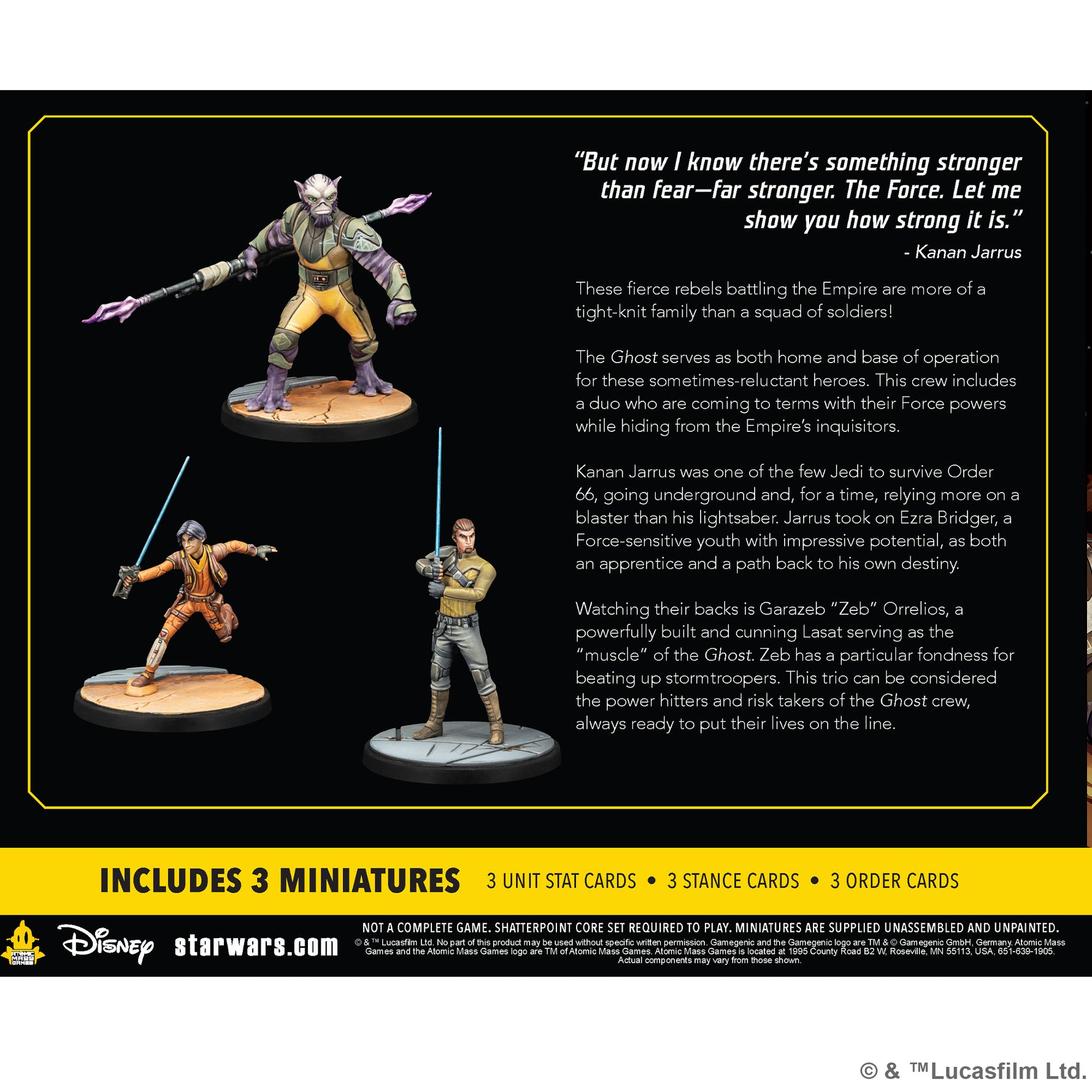 Star Wars : Shatterpoint - Stronger Than Fear Squad Pack